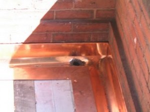 Porch Copper Drainage System