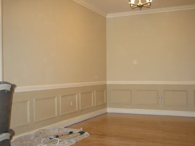 Installing Faux Wainscoting