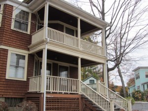  supporting a porch to Replace Wood Columns with PVC Columns
