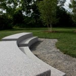 Granite steps and seat