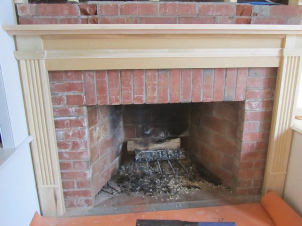 Installing A Custom Bookcase And Fireplace Mantel