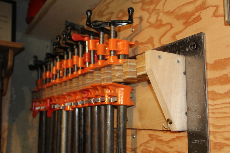 How To Make A Pipe Clamp Storage Rack A Concord Carpenter