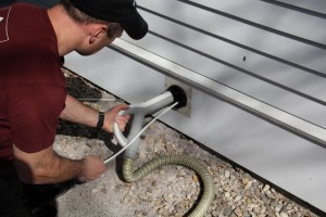 This was just last week when I bought a dryer duct cleaning kit at Lowes. .. lint  near as fast as would hardware cloth with the smaller 1/4" holes.