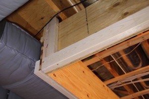 How to Build A Soffit Around Ductwork