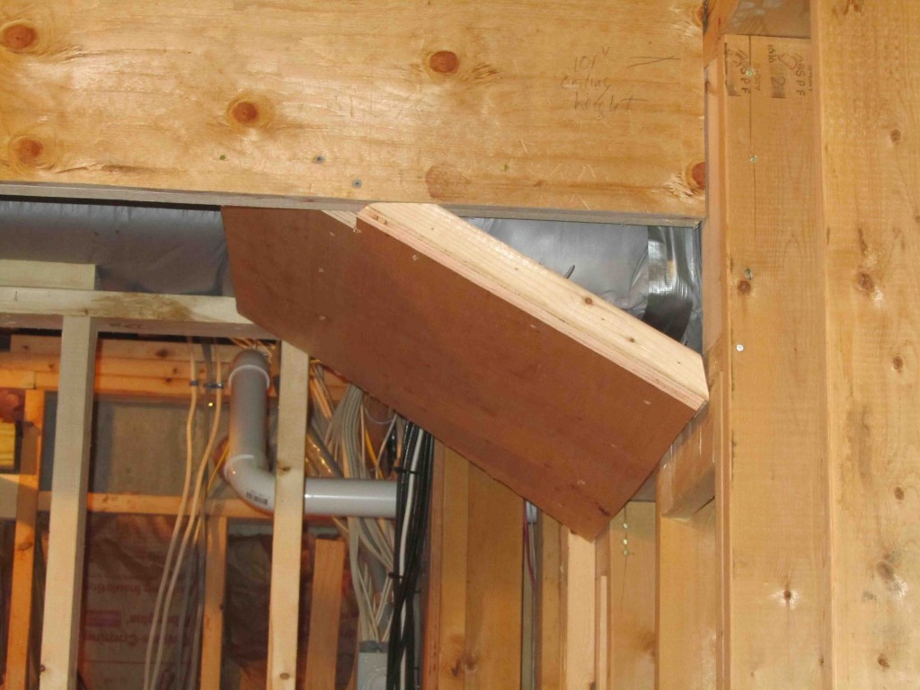 How to Build A Soffit Around Ductwork