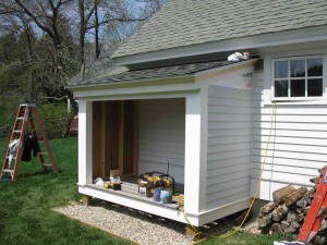 Building A wood storage shed