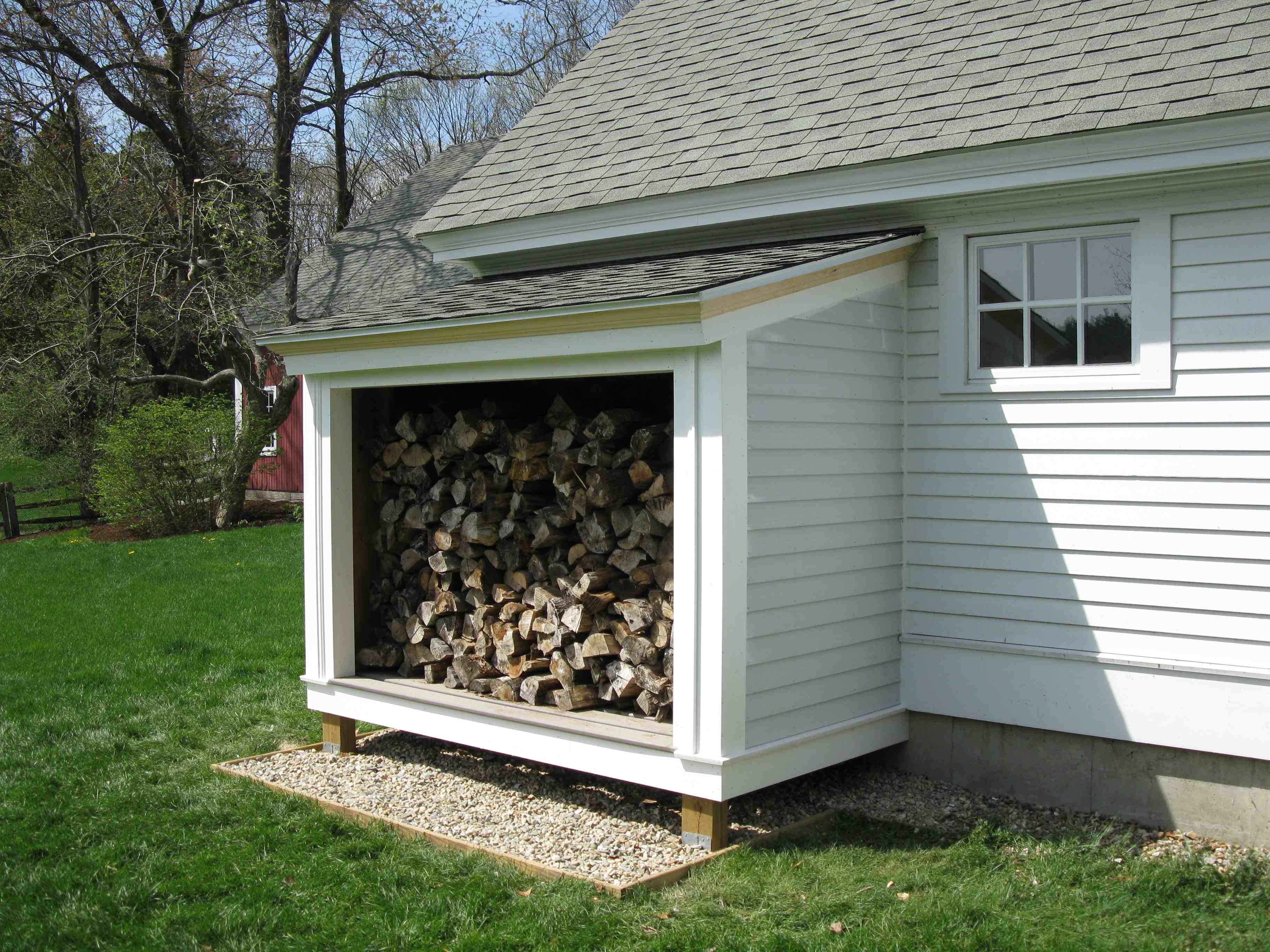 Building a Firewood Shed - A Concord Carpenter
