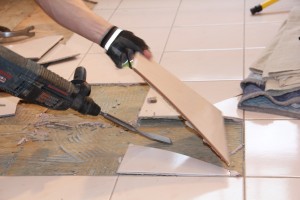 How To Remove A Tile Floor and Underlayment