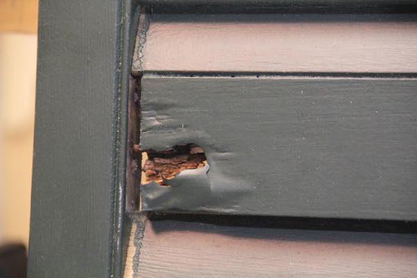 Repairing A Window Shutter