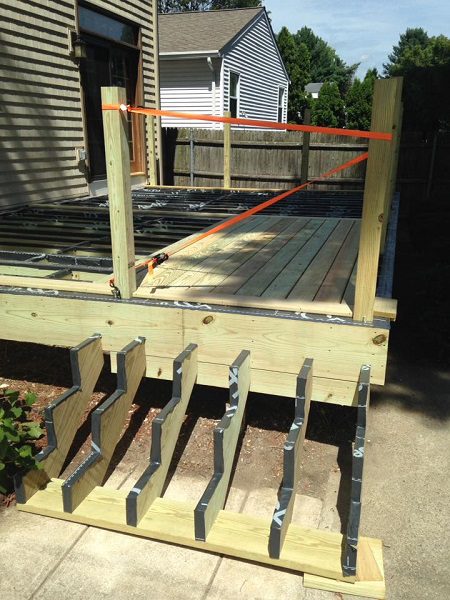 Rubber Flashing On Deck Joists
