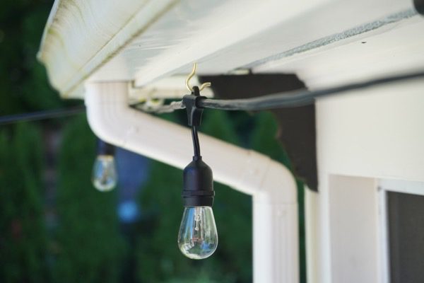 Using a Cable to Hang String Lights - Concord Carpenter