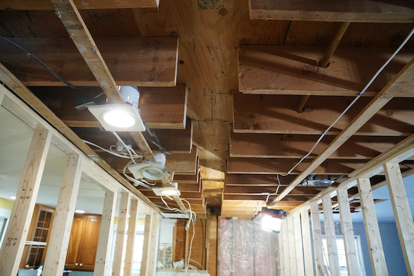 Replacing A Load Bearing Beam With A Flush Beam A Concord