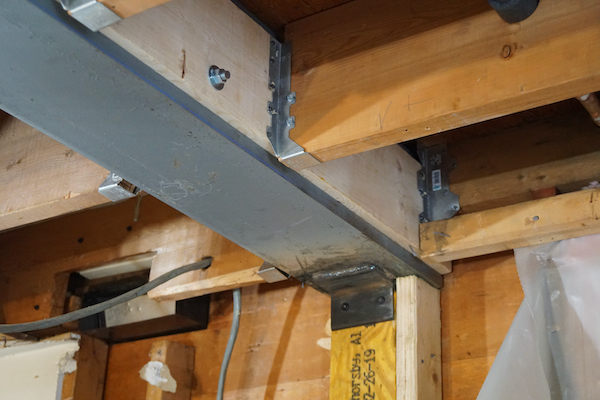 Replacing A Load Bearing Beam With A Flush Beam A Concord Carpenter