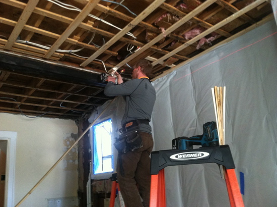 How To Use Metal Studs For Strapping And Leveling A Ceiling