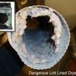Lint in dryer vent