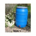 55 gallon rain barrel