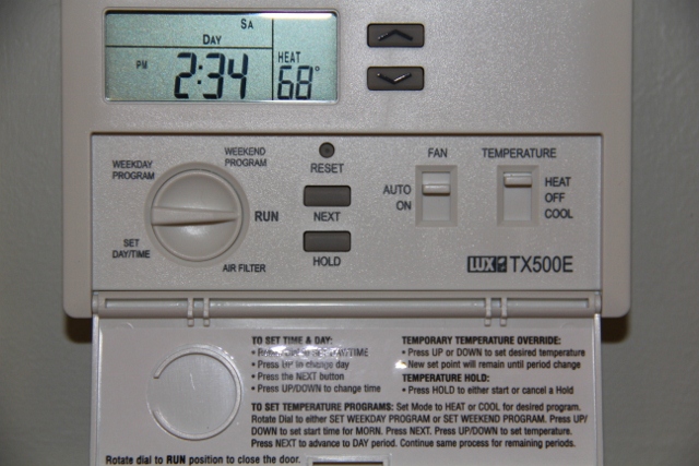 Installing A Lux Programmable Thermostat - Concord Carpenter