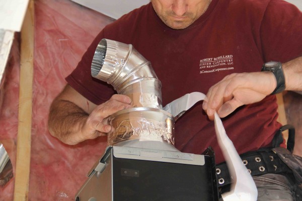 Installing A Bathroom Vent Duct - Install Bathroom Vent Duct