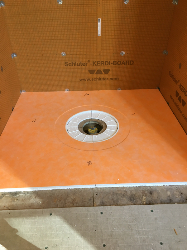 Using the Schluter Shower System Concord Carpenter