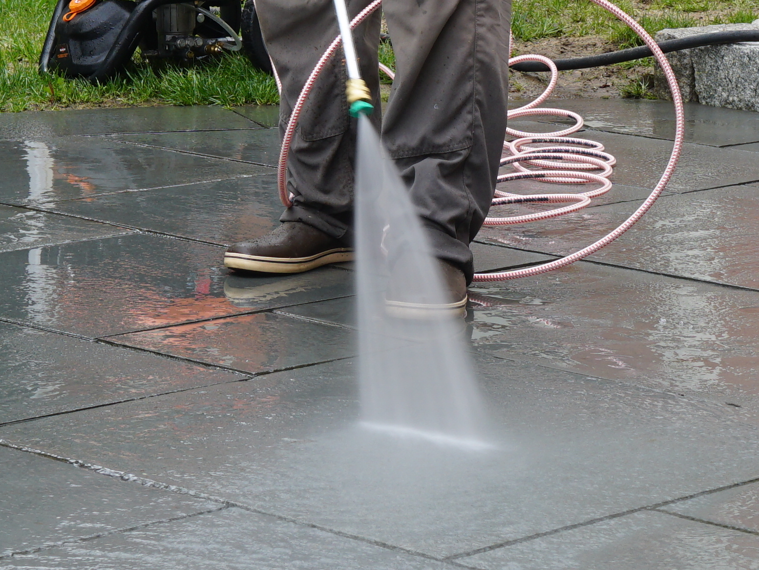 Cleaning a Bluestone Patio Concord Carpenter