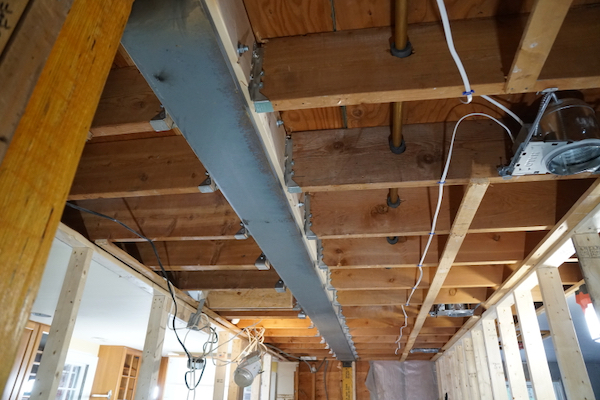 Load Bearing Beam With A Flush