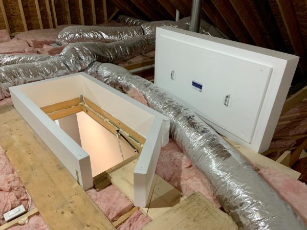 Making Your Own Attic Stairs Insulation Cover
