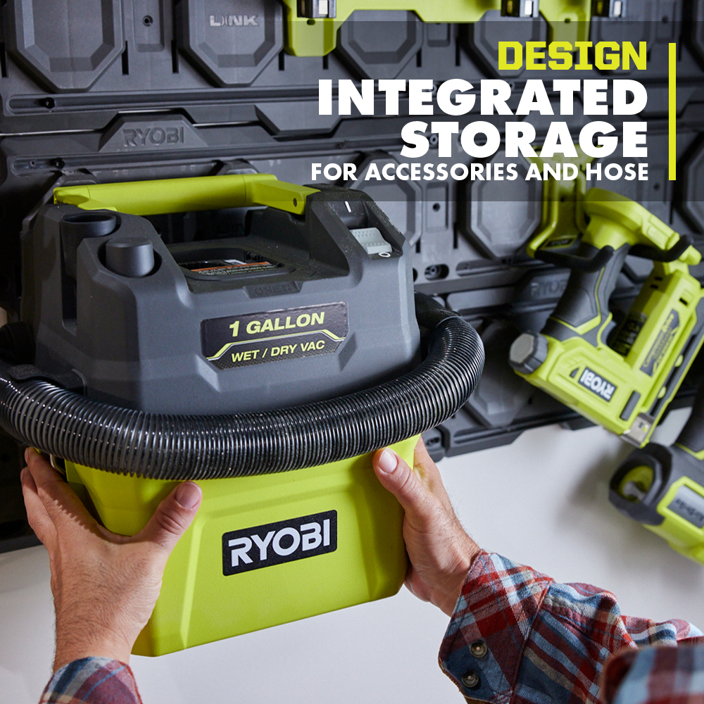 RYOBI 1-Gallon Wet/Dry Vacuum - Concord Carpenter