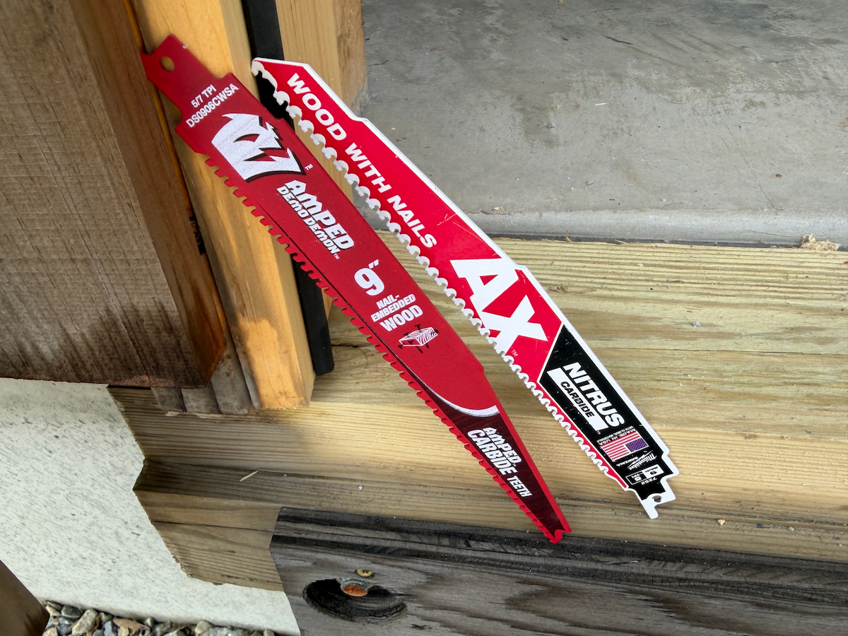 Milwaukee Nitrus AX vs Diablo Amped: Nail-Embedded Blade Showdown