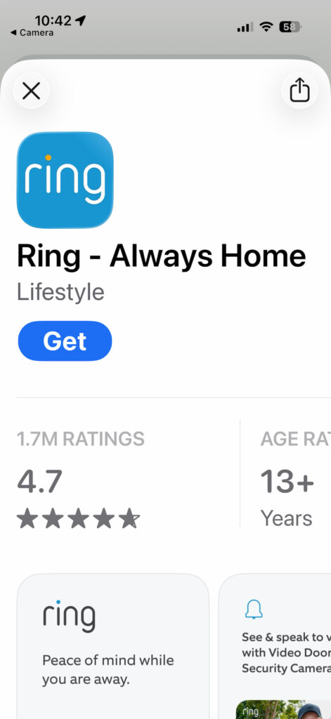 Ring Pro Gen 2 camera